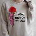 Women's Smutty Book ShirtI Vow You Vow We Vow Merch Dark Romance Raglan Sleeve Sweatshirt Heather Forest