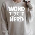 Word Nerd Book Reading Raglan Sleeve Sweatshirt Heather Forest Word Nerd Book Reading Raglan Sleeve Sweatshirt Heather Forest