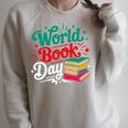 World Book Day 2026 Costume Girls Boys Books Lover Women Men Raglan Sleeve Sweatshirt Heather Forest World Book Day 2026 Costume Girls Boys Books Lover Women Men Raglan Sleeve Sweatshirt Heather Forest