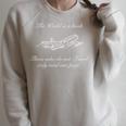 The World Is a Book Those Who Dont Travel Only Read One Page Raglan Sleeve Sweatshirt Heather Forest