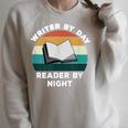Writer By Day Reader By Night Write Cool Book Lover Raglan Sleeve Sweatshirt Heather Forest Writer By Day Reader By Night Write Cool Book Lover Raglan Sleeve Sweatshirt Heather Forest