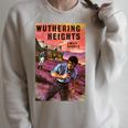 Wuthering Heights Emily Bronte Vintage Book Cover Raglan Sleeve Sweatshirt Heather Forest Wuthering Heights Emily Bronte Vintage Book Cover Raglan Sleeve Sweatshirt Heather Forest