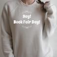 Yay Book Fair Day Librarian Library Book Fairs Reading Raglan Sleeve Sweatshirt Heather Forest Yay Book Fair Day Librarian Library Book Fairs Reading Raglan Sleeve Sweatshirt Heather Forest