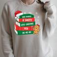 Have Yourself A Smutty Little Christmas You For Book Lovers Raglan Sleeve Sweatshirt Heather Forest