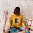 Cute Cat Lovers Book Lovers For Women And Men Raglan Sleeve Sweatshirt Ash