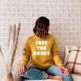 Free The Books Raglan Sleeve Sweatshirt Ash