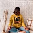 Halloween Cat Reading Books Spooky Cat Reader Teachers For Men Women Kids Raglan Sleeve Sweatshirt Ash Halloween Cat Reading Books Spooky Cat Reader Teachers For Men Women Kids Raglan Sleeve Sweatshirt Ash