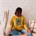 Halloween Horror Monster Vintage Comic Book Retro Raglan Sleeve Sweatshirt Ash