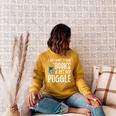 Puggle Avid Book Reader Dog Mom Raglan Sleeve Sweatshirt Ash
