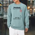 21st Birthday Man Woman Guest Book Party Celebration Birthday Raglan Sleeve Sweatshirt Cardinal