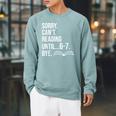 6 7 English Teacher 6-7 Sorry Cant Reading 67 Book Six Seven Raglan Sleeve Sweatshirt Cardinal 6 7 English Teacher 6-7 Sorry Cant Reading 67 Book Six Seven Raglan Sleeve Sweatshirt Cardinal