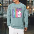 Adds To TBR Forever Bookish Book Lover Tee Raglan Sleeve Sweatshirt Cardinal