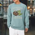 Alligator Book Lover Reading Pun Bookish Humor Vibes Raglan Sleeve Sweatshirt Cardinal Alligator Book Lover Reading Pun Bookish Humor Vibes Raglan Sleeve Sweatshirt Cardinal