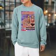 Animorphs The Separation Starfish Transformation Book Cover Raglan Sleeve Sweatshirt Cardinal