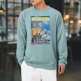 Animorphs The Solution Opossum Transformation Book Cover Raglan Sleeve Sweatshirt Cardinal