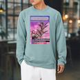 Animorphs The Underground Bat Transformation Book Cover Raglan Sleeve Sweatshirt Cardinal