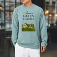 Anne Of Green Gables LM Montgomery Vintage Book Cover Raglan Sleeve Sweatshirt Cardinal Anne Of Green Gables LM Montgomery Vintage Book Cover Raglan Sleeve Sweatshirt Cardinal