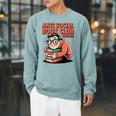 Anti Social Book Club Vintage Retro Reader Art Raglan Sleeve Sweatshirt Cardinal Anti Social Book Club Vintage Retro Reader Art Raglan Sleeve Sweatshirt Cardinal