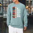 Author Be Careful Or You'Ll End Up In My Book Raglan Sleeve Sweatshirt Cardinal