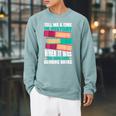 Banned Books Quote Raglan Sleeve Sweatshirt Cardinal
