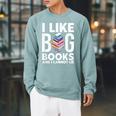 I Like BIG Books & I Cannot Lie Raglan Sleeve Sweatshirt Cardinal I Like BIG Books & I Cannot Lie Raglan Sleeve Sweatshirt Cardinal