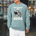 Bone-Chilling Book Skeleton Reading Bookworm Book Lovers Raglan Sleeve Sweatshirt Cardinal Bone-Chilling Book Skeleton Reading Bookworm Book Lovers Raglan Sleeve Sweatshirt Cardinal