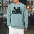 Book Author The Best Authors Have Beards Raglan Sleeve Sweatshirt Cardinal Book Author The Best Authors Have Beards Raglan Sleeve Sweatshirt Cardinal