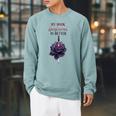 Book Boyfriend Forever Tee Romantasy Readers Raglan Sleeve Sweatshirt Cardinal