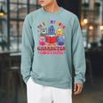 This Is My Book Character Costume Animals Kids Reading Raglan Sleeve Sweatshirt Cardinal