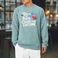 This Is My Book Character Costume Fun Pigeon Reading Lovers Raglan Sleeve Sweatshirt Cardinal