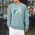This Is My Book Character Costume Book Lovers Raglan Sleeve Sweatshirt Cardinal