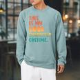 This Is My Book Character Costume Retro Halloween Raglan Sleeve Sweatshirt Cardinal This Is My Book Character Costume Retro Halloween Raglan Sleeve Sweatshirt Cardinal