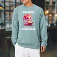 I Am The Book Dragon Bookworm Reading Book Lover Raglan Sleeve Sweatshirt Cardinal