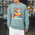 Book Flower Radicalized By Basic Decency Feminist LGBT 2026 Raglan Sleeve Sweatshirt Cardinal Book Flower Radicalized By Basic Decency Feminist LGBT 2026 Raglan Sleeve Sweatshirt Cardinal