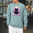 Book Lover Crystal Witchy Cute Cat Kawaii Pastel Goth Raglan Sleeve Sweatshirt Cardinal Book Lover Crystal Witchy Cute Cat Kawaii Pastel Goth Raglan Sleeve Sweatshirt Cardinal