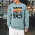 Book Lover Golden Retriever Mom Just One More Chapter Raglan Sleeve Sweatshirt Cardinal Book Lover Golden Retriever Mom Just One More Chapter Raglan Sleeve Sweatshirt Cardinal