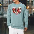 Book Lover Heart Shape Reading Librarian Valentine Men Women Raglan Sleeve Sweatshirt Cardinal Book Lover Heart Shape Reading Librarian Valentine Men Women Raglan Sleeve Sweatshirt Cardinal