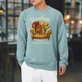 Book Lover Homebody With A Spicy Book Habit Raglan Sleeve Sweatshirt Cardinal