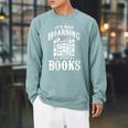 Book Lover It's Not Hording If It's Books Raglan Sleeve Sweatshirt Cardinal Book Lover It's Not Hording If It's Books Raglan Sleeve Sweatshirt Cardinal