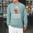 Book Lover Book Reading Coffee Premium Tri-Blend Raglan Sleeve Sweatshirt Cardinal