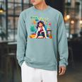 Book Lover Woman Woman Book Hangover Raglan Sleeve Sweatshirt Cardinal