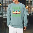 Book And Pajama Pajamas On Book Open Raglan Sleeve Sweatshirt Cardinal Book And Pajama Pajamas On Book Open Raglan Sleeve Sweatshirt Cardinal