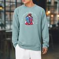Book Reading If I Can't Take My Book I'm Not Going Raglan Sleeve Sweatshirt Cardinal