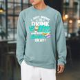 Book Reading For Library Literature Library Roman T-Shirt Raglan Sleeve Sweatshirt Cardinal
