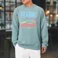 Book Reading Reading Can Seriously Damage Your Ignorance Raglan Sleeve Sweatshirt Cardinal