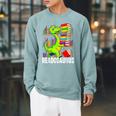 Book Readosaurus Dinosaur Books Library Reading Lovers Raglan Sleeve Sweatshirt Cardinal Book Readosaurus Dinosaur Books Library Reading Lovers Raglan Sleeve Sweatshirt Cardinal