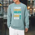 Book Stuff Book Lovers Comic Book Raglan Sleeve Sweatshirt Cardinal