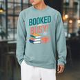 Booked And Busy Cool Coffee Reading Relaxing Books Raglan Sleeve Sweatshirt Cardinal Booked And Busy Cool Coffee Reading Relaxing Books Raglan Sleeve Sweatshirt Cardinal