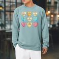 Bookish Romance Tropes Smut Reader Spicy Book Lover Raglan Sleeve Sweatshirt Cardinal Bookish Romance Tropes Smut Reader Spicy Book Lover Raglan Sleeve Sweatshirt Cardinal
