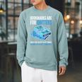 Bookmarks Are For Quitters Book Lover Saying Raglan Sleeve Sweatshirt Cardinal